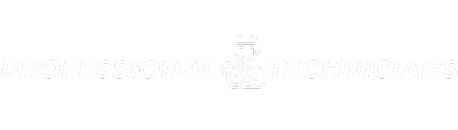 Professional Technicians logo. Skilled tradespeople, like mechanics, electricians, and plumbers, are essential for home maintenance.