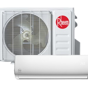 Rheem HVAC system, a Copper Canyon air conditioning unit. Ductless mini-split AC system for home comfort in Southlake, TX. Rheem cooling.