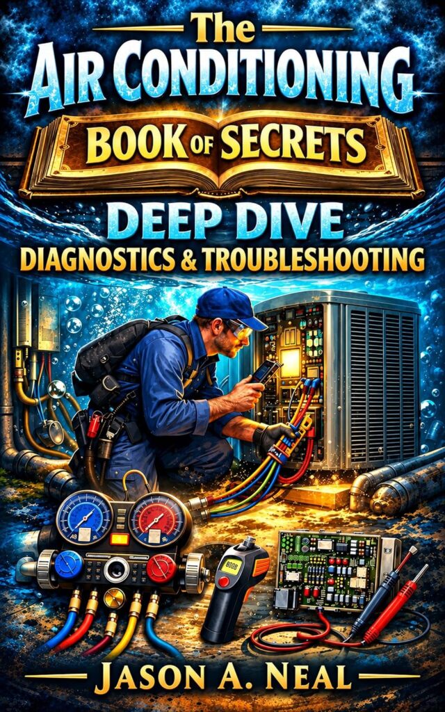 Cover of Air Conditioning Book of Secrets: Deep Dive Diagnostics & Troubleshooting by Jason A. Neal